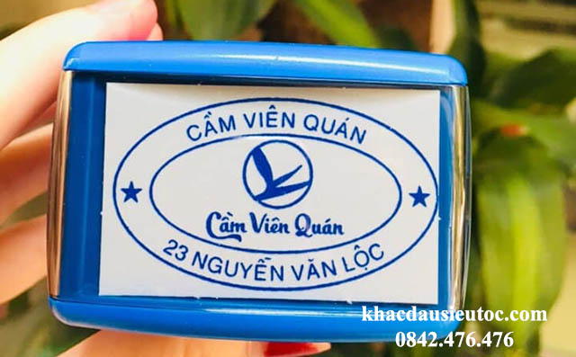 Con dấu logo quán ăn tại Huế