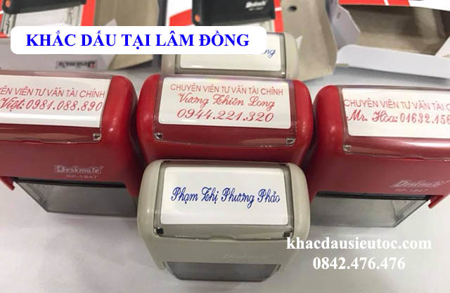 Khắc dấu tại Lâm Đồng