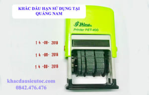 Khắc dấu hạn sử dụng tại Quảng Nam