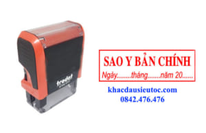 Khắc dấu sao y bản chính tại Quảng Ngãi