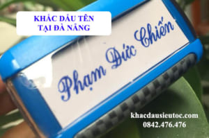 Khắc con dấu tên tại Đà Nẵng