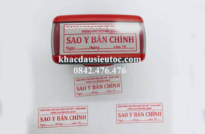 Khắc dấu sao y bản chính tại Bình Thuận