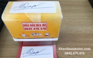 Khắc dấu chữ ký tại khánh hòa