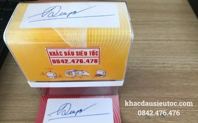 Khắc dấu chữ ký tại khánh hòa