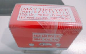 Sửa con dấu khi bị đóng dấu mờ