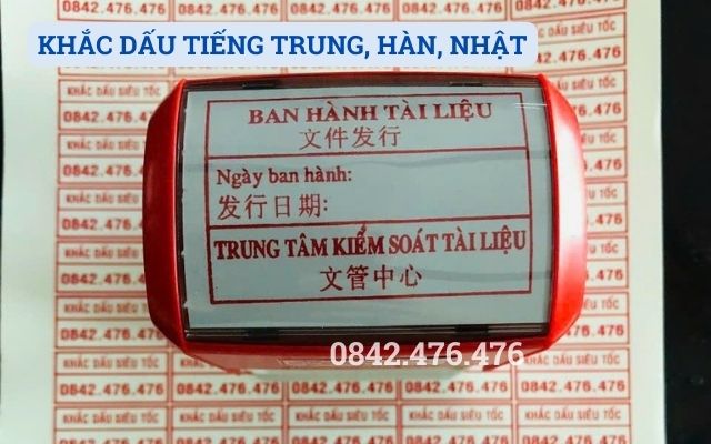 KHẮC DẤU TIẾNG TRUNG, HÀN, NHẬT