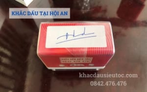 Khắc dấu tại Hội An