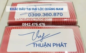 Khắc dấu tại Đại Lộc Quảng Nam