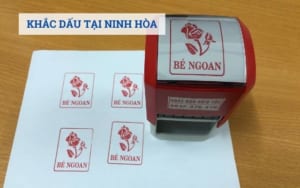 Khắc dấu tại Ninh Hòa - Khánh Hòa