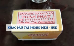 Khắc dấu tại Phong Điền Huế