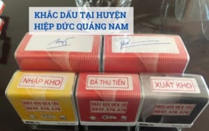 Khắc dấu tại Huyện Hiệp Đức Quảng Nam