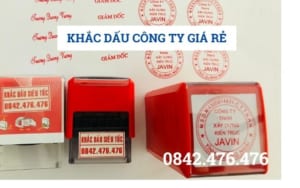 KHẮC DẤU CÔNG TY GIÁ RẺ