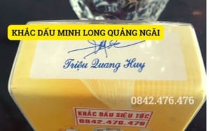 LÀM CON DẤU MINH LONG QUẢNG NGÃI