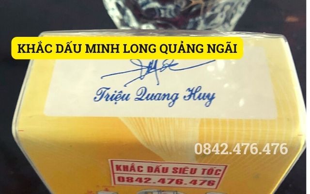 LÀM CON DẤU MINH LONG QUẢNG NGÃI