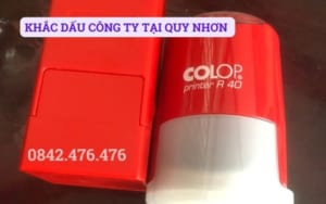 KHẮC DẤU CÔNG TY TẠI QUY NHƠN