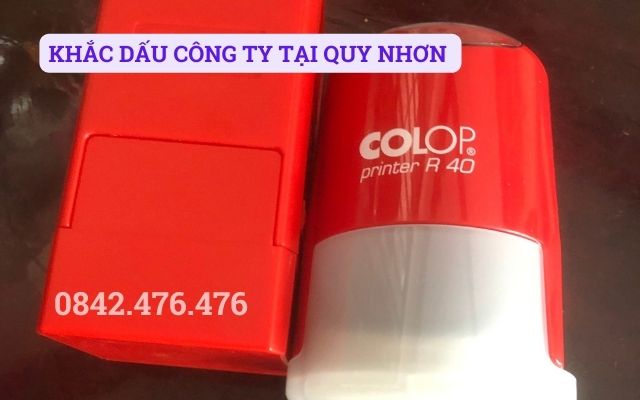 KHẮC DẤU CÔNG TY TẠI QUY NHƠN