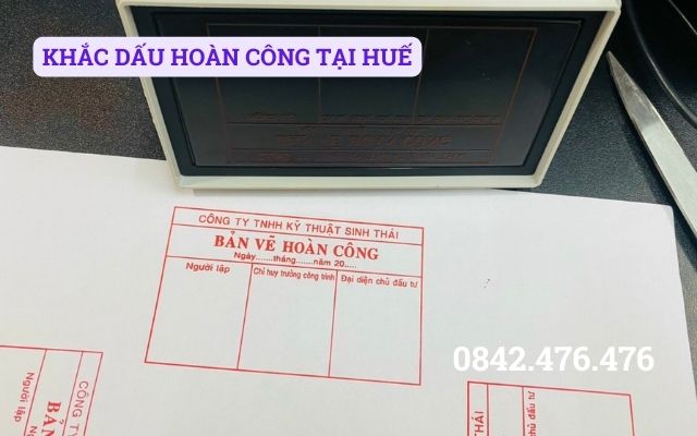 KHẮC DẤU HOÀN CÔNG TẠI HUẾ