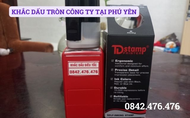 KHẮC DẤU TRÒN CÔNG TY TẠI PHÚ YÊN