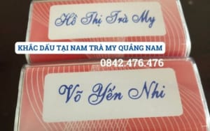 KHẮC DẤU TẠI NAM TRÀ MY QUẢNG NAM