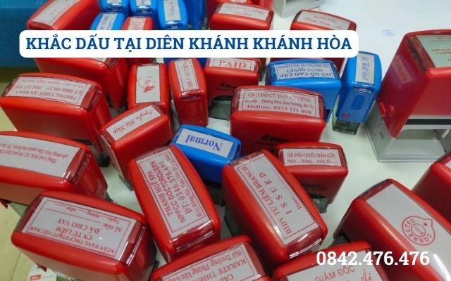 KHẮC DẤU TẠI DIÊN KHÁNH KHÁNH HÒA