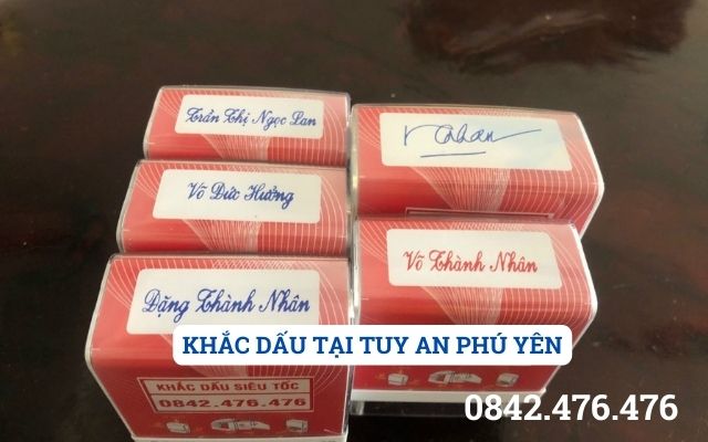 KHẮC DẤU TẠI TUY AN PHÚ YÊN