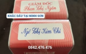 KHẮC DẤU TẠI NINH SƠN