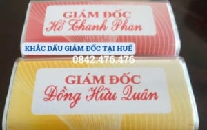 KHẮC DẤU GIÁM ĐỐC TẠI HUẾ