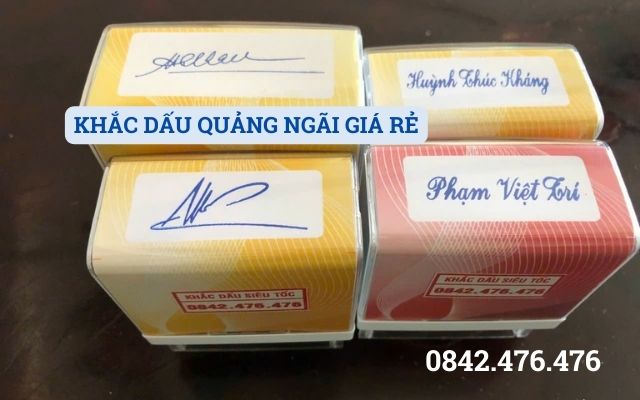 KHẮC DẤU QUẢNG NGÃI GIÁ RẺ