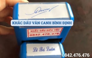 KHẮC DẤU VÂN CANH BÌNH ĐỊNH