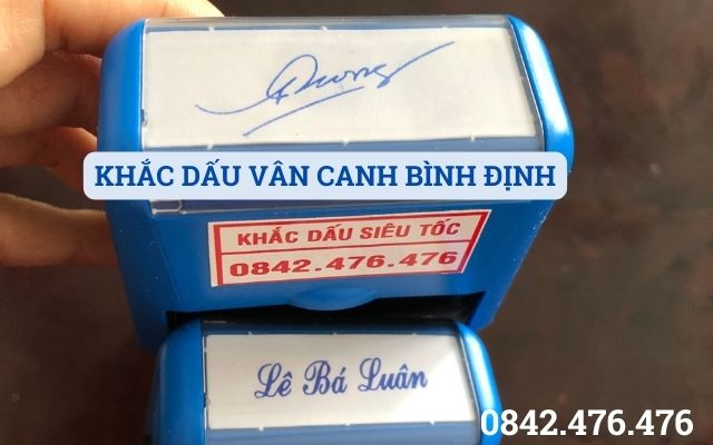 KHẮC DẤU VÂN CANH BÌNH ĐỊNH