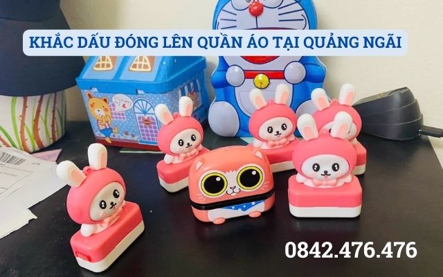 KHẮC DẤU ĐÓNG LÊN QUẦN ÁO TẠI QUẢNG NGÃI