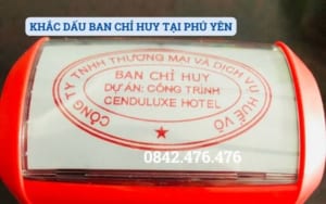 KHẮC DẤU BAN CHỈ HUY TẠI PHÚ YÊN