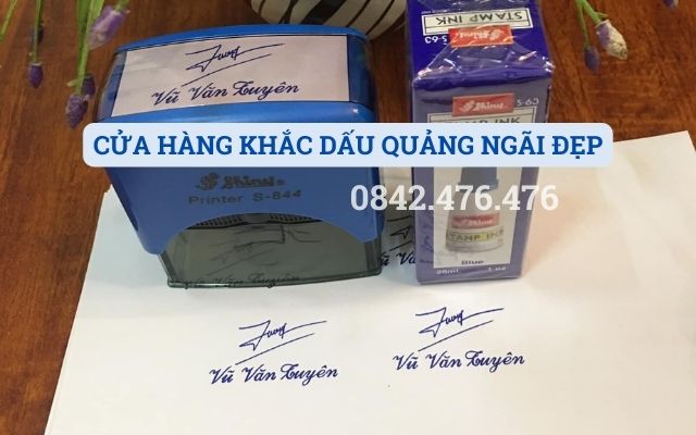 CỬA HÀNG KHẮC DẤU QUẢNG NGÃI ĐẸP