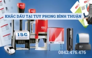 KHẮC DẤU TẠI TUY PHONG BÌNH THUẬN