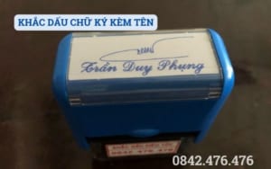 KHẮC DẤU CHỮ KÝ KÈM TÊN