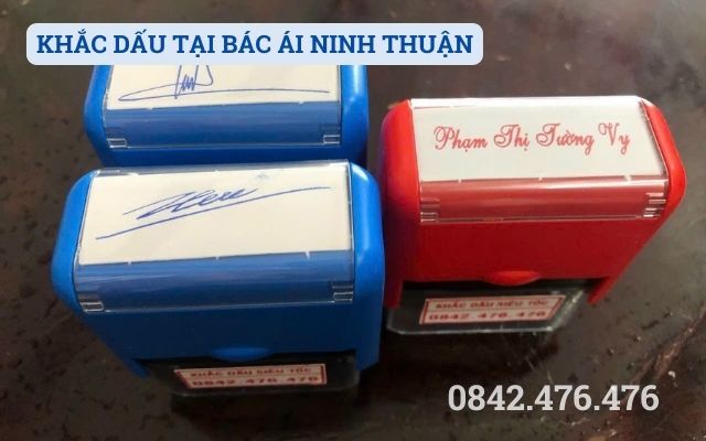 KHẮC DẤU TẠI BÁC ÁI NINH THUẬN