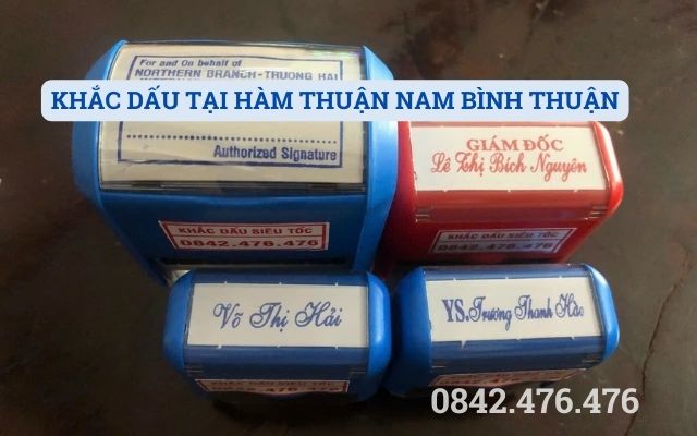 KHẮC DẤU TẠI HÀM THUẬN NAM BÌNH THUẬN