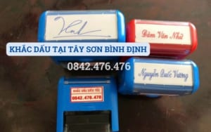 KHẮC DẤU TẠI TÂY SƠN BÌNH ĐỊNH