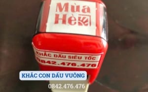 KHẮC CON DẤU VUÔNG