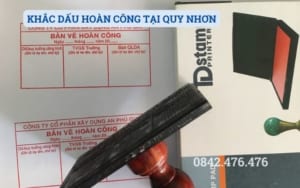 KHẮC DẤU HOÀN CÔNG TẠI QUY NHƠN