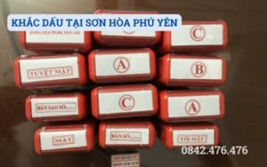 KHẮC DẤU TẠI SƠN HÒA PHÚ YÊN