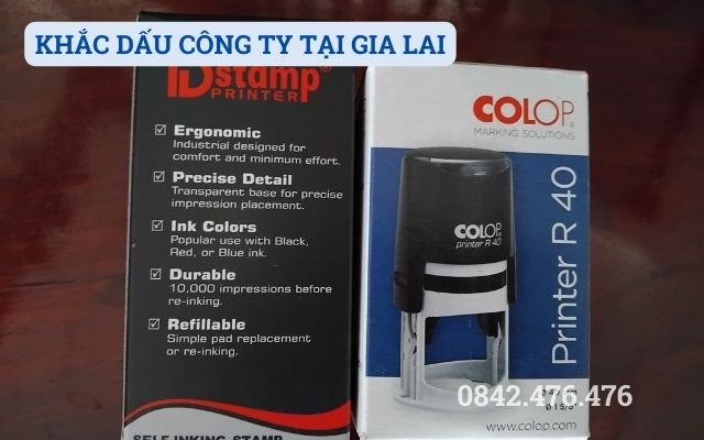 KHẮC DẤU CÔNG TY TẠI GIA LAI