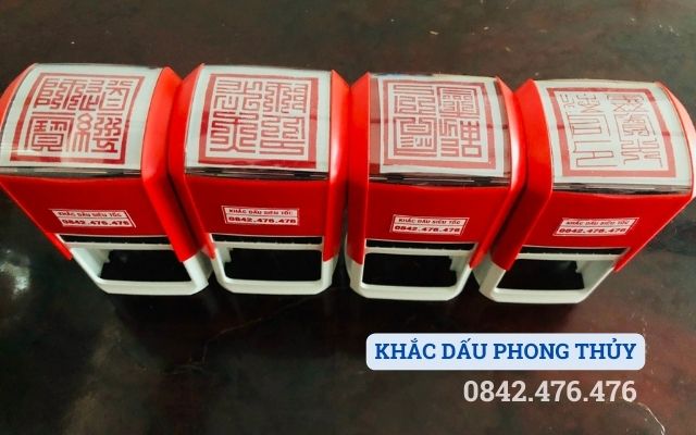 KHẮC DẤU PHONG THỦY