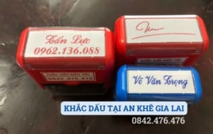 KHẮC DẤU TẠI AN KHÊ GIA LAI