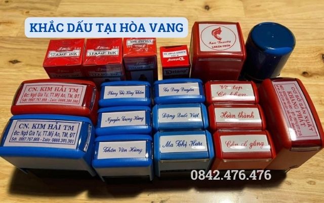 KHẮC DẤU TẠI HÒA VANG