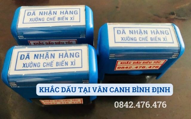 KHẮC DẤU TẠI VÂN CANH BÌNH ĐỊNH