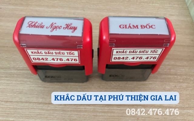 KHẮC DẤU TẠI PHÚ THIỆN GIA LAI