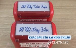 KHẮC DẤU TÊN TẠI NINH THUẬN