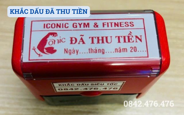 KHẮC DẤU ĐÃ THU TIỀN