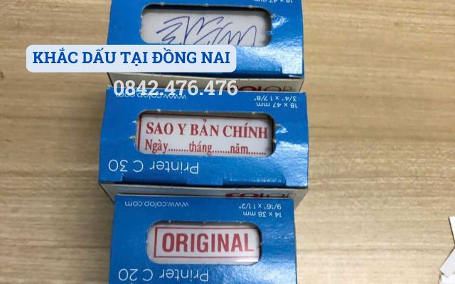 KHẮC DẤU TẠI ĐỒNG NAI